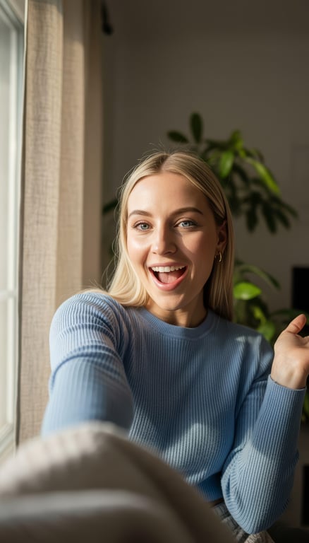UGC influencer portrait