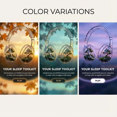 Color variations (static ad) example 1